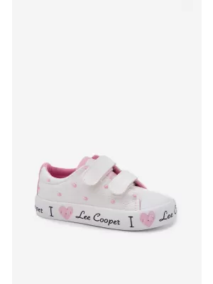 Gyermek tornacipő LEE COOPER LCW-25-02-3264K FEHÉR
