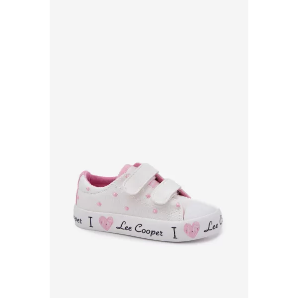  Gyermek tornacipő LEE COOPER LCW-25-02-3264K FEHÉR 