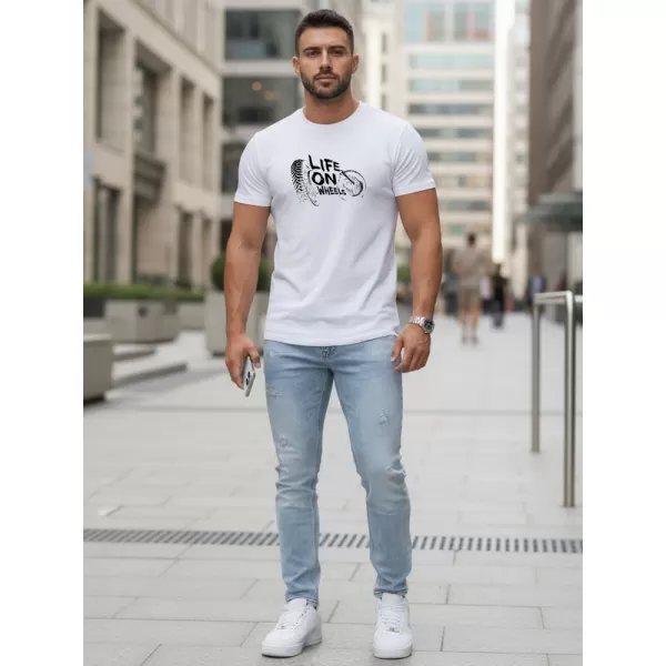  Férfi póló DSTREET NX5016R-WH FEHÉR 