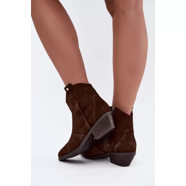  Női bokacsizma BIG STAR SHOES SS274463 BARNA 