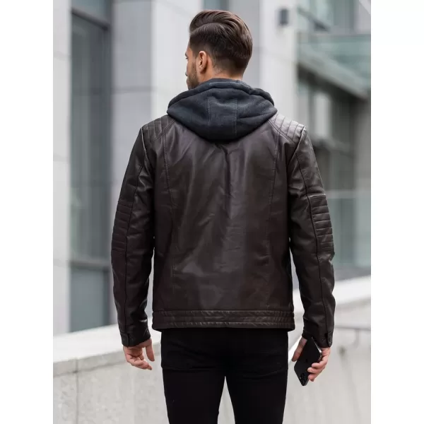  Férfi dzseki DSTREET TX5144 BARNA 