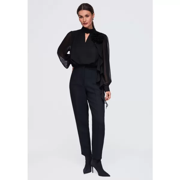  Női blúz OMBRE OW-TS-E0085 FEKETE 