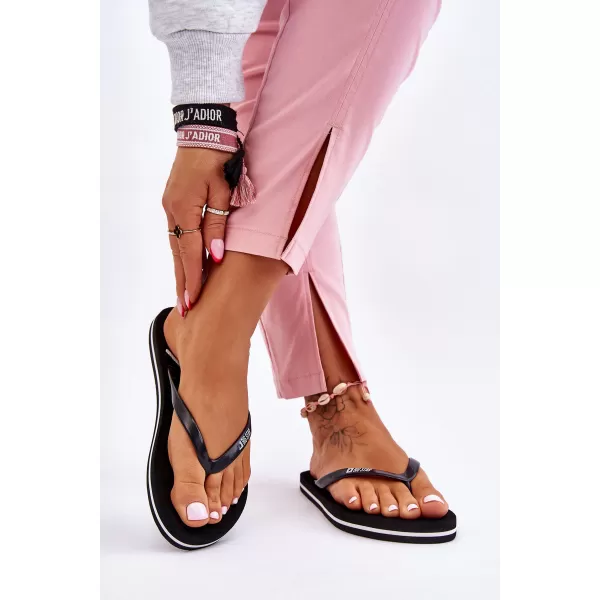  Női papucs BIG STAR SHOES LL274761 FEKETE 