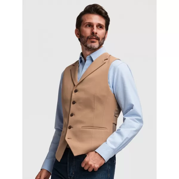  Férfi mellény OMBRE V66 BARNA 