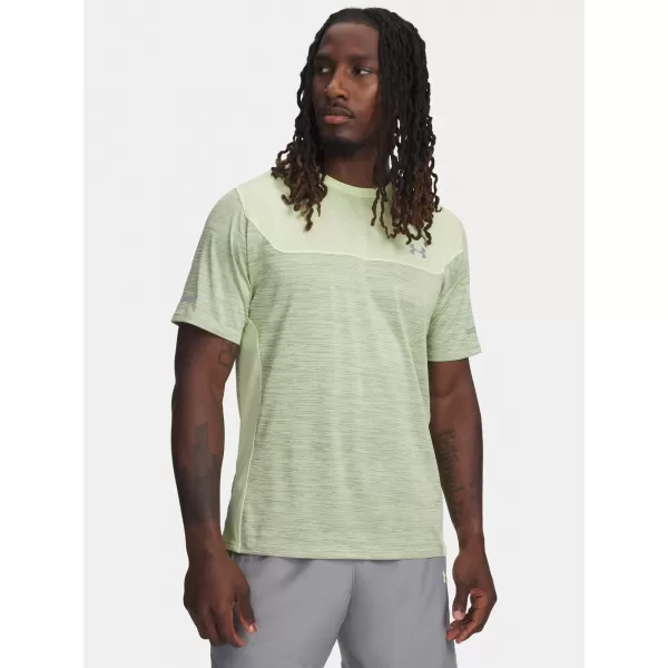  Férfi póló UNDER ARMOUR TECH UTILITY SS 6004965-391 ZÖLD 