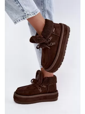 Női cipők BIG STAR SHOES UU274214 BARNA/BÉZS ÁRNYÉKOK