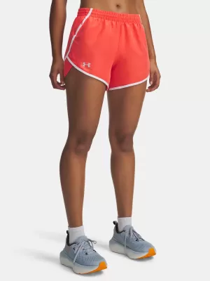 Női rövidnadrág UNDER ARMOUR UA FLY BY 3'' SHORTS 1382438-690 PIROS