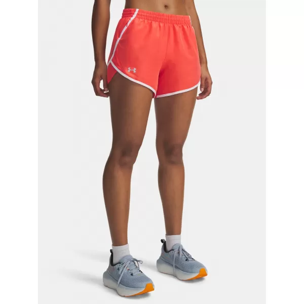  Női rövidnadrág UNDER ARMOUR UA FLY BY 3'' SHORTS 1382438-690 PIROS 