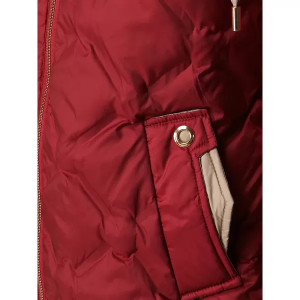  Női kabát DSTREET TY5885 BURGUNDIA 
