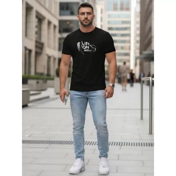  Férfi póló DSTREET NX5016R-BK FEKETE 