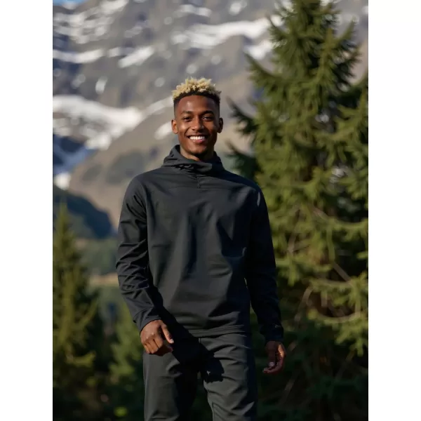  Gyorsan száradó férfi pulóver ALPINE PRO ROLT 2 FEKETE 