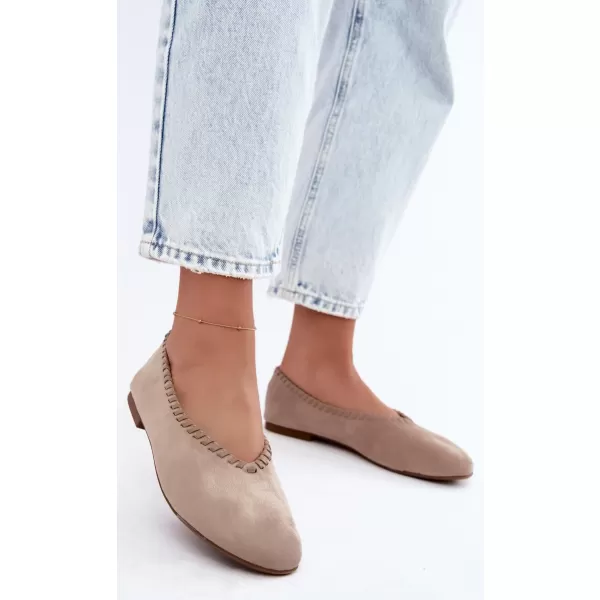  Női balerinák BOTO 9897 KHAKI 