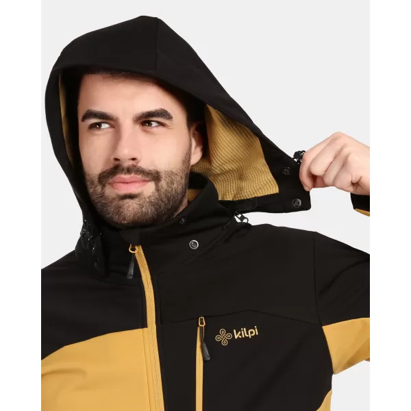  Férfi softshell kabát KILPI ONTAVIO-M 1M0112KI ARANYSÁRGA 