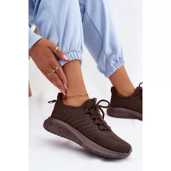  Női tornacipő BIG STAR SHOES UU274055 BARNA/BÉZS 