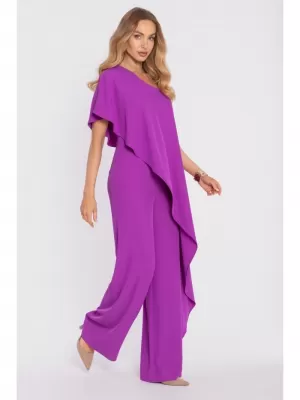 Női pulóver MOE M917 LEVENDULA