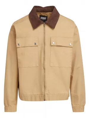 Férfi dzseki URBAN CLASSICS TB7624 SZAKSZERVEZETI BÉZS