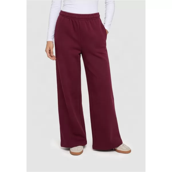  Női melegítőnadrág URBAN CLASSICS TB8169-00606 BURGUNDIA 