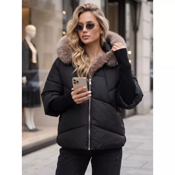  Női kabát DSTREET TY5987 FEKETE 