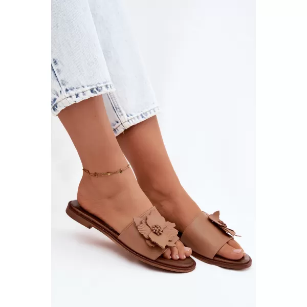  Női papucs ZAZOO 40477 CAPPUCCINO 
