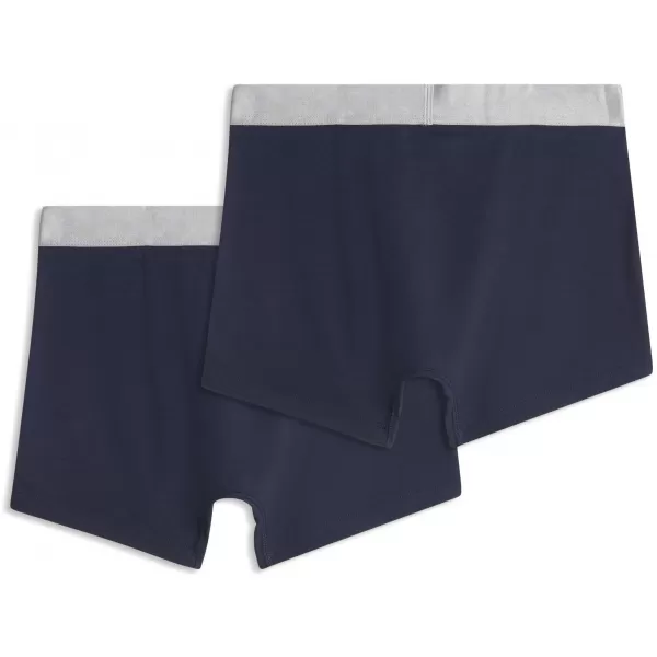 Férfi boxerek PUMA MEN SHINE ELASTIC BOXERS 2P 94780601 KÉK/EZÜST 