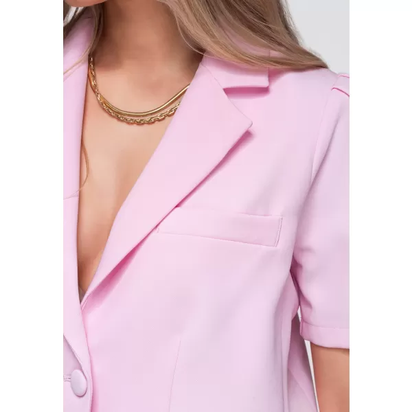  Női kabát OMBRE OW-BL-E0002 RÓZSASZÍN 