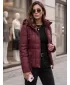 Női kabát DSTREET TY5859 BORDÓ