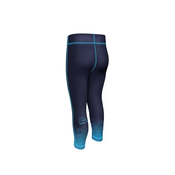  Gyerek funkcionális leggings WAMU MOZAIKA SÖTÉTKÉK 