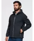 Férfi softshell kabát OMBRE OM-JANP-0292 FEKETE
