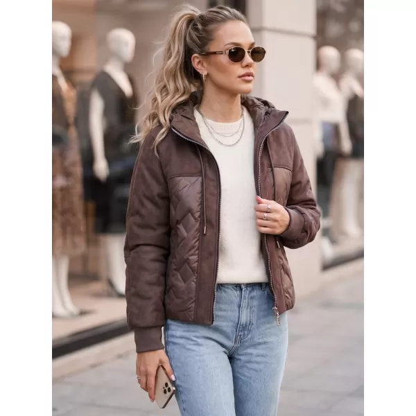  Női kabát DSTREET TY6092 BARNA 