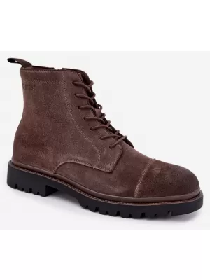 Férfi bokacsizma BIG STAR SHOES UU174220 FEKETE