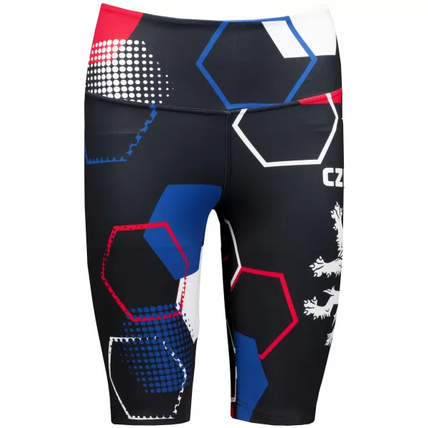  Női prémium funkcionális leggings térd felett (új méretek) ALTISPORT VOJ/ALW036LEG06 HEXA FEKETE 