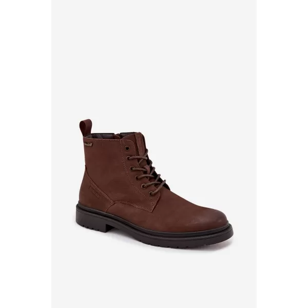  Férfi bokacsizma BIG STAR SHOES OO174149 BARNA/BÉZS 
