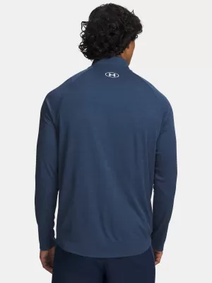 Férfi póló UNDER ARMOUR UA TECH TEXTURED 1/2 ZIP 1382797-498 KÉK