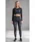 Női prémium hosszú leggings (új méretek) ALTISPORT VOJ/ALW072LEG05 FEKETE