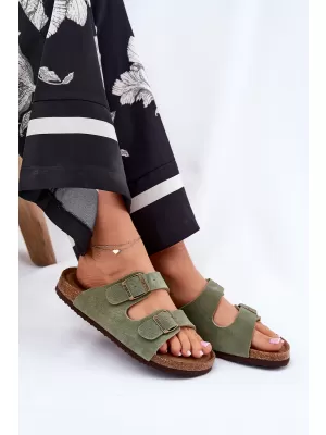 Női papucs BIG STAR SHOES RR274A393 ZÖLD