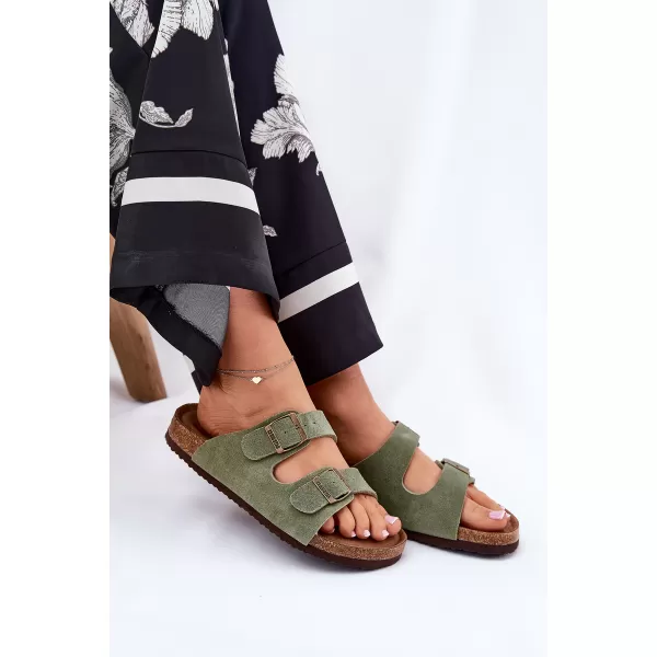  Női papucs BIG STAR SHOES RR274A393 ZÖLD 