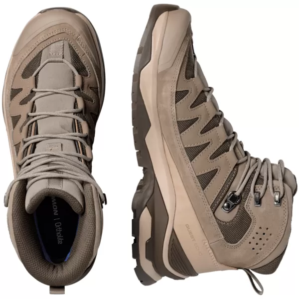  Férfi cipők SALOMON QUEST ECHO GORE TEX L49146400 DIÓ/DESSZERT CSER/FEKETE OLÍVA 