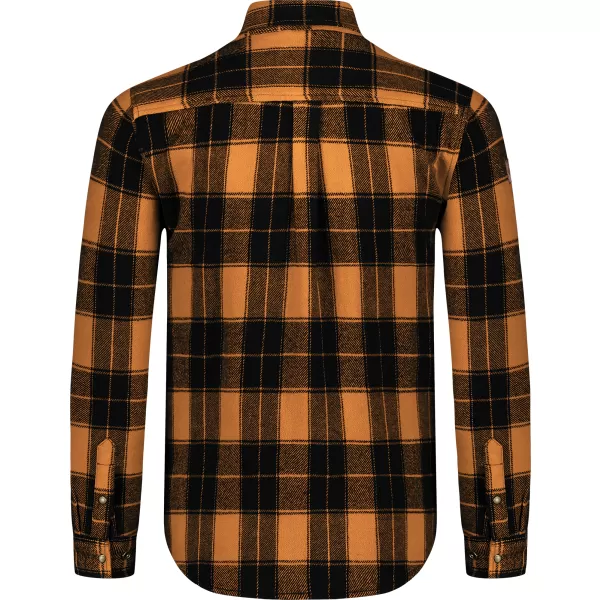  Férfi flanel ing NORDBLANC FEN NBSSM8369 BARNA 