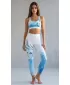 Női prémium hosszú leggings (új méretek) ALTISPORT VOJ/ALW083LEG05 FEHÉR KÉK