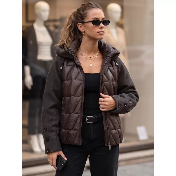  Női kabát DSTREET TY5933 BARNA 