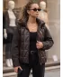 Női kabát DSTREET TY5933 BARNA