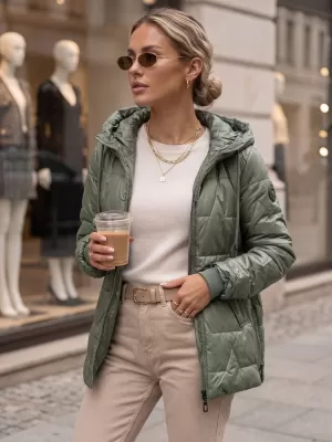 Női kabát DSTREET TY5802 ZÖLD