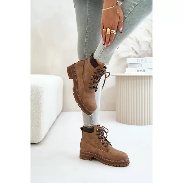  Női csizma BIG STAR SHOES OO274A289 BARNA/BÉZS 