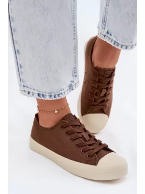 Női tornacipő BIG STAR SHOES TT274123 BARNA/BÉZS
