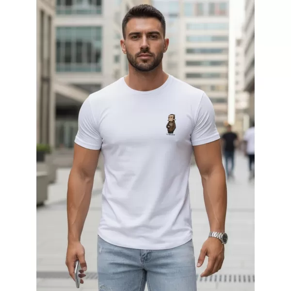  Férfi póló DSTREET NX5101R-WH FEHÉR 