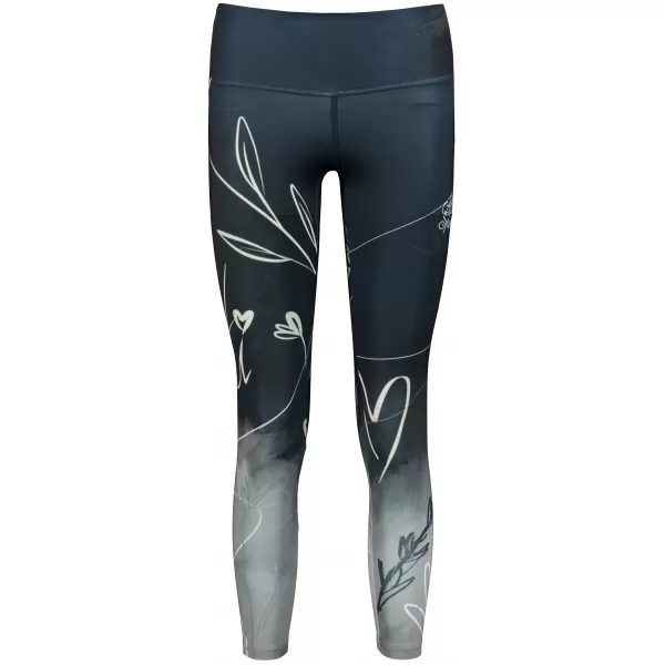  Női prémium hosszú leggings (új méretek) ALTISPORT VOJ/ALW083LEG05 FEKETE-FEHÉR 