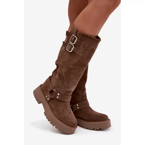  Női csizma BIG STAR SHOES OO274A182 BÉZS 