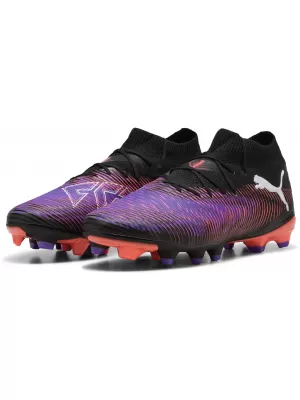 Futballcipők PUMA FUTURE 8 PRO FG/AG 108139-01 FEKETE/FEHÉR/VILÁGÍTÓ VÖRÖS