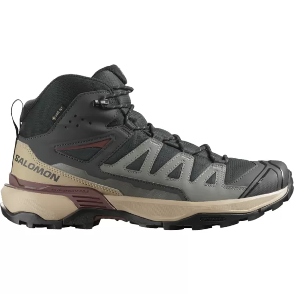  Férfi cipők SALOMON X ULTRA 360 MID GORE-TEX L47743300 FANTOM/DESSZERT CSER/RUM MAZSOLA 