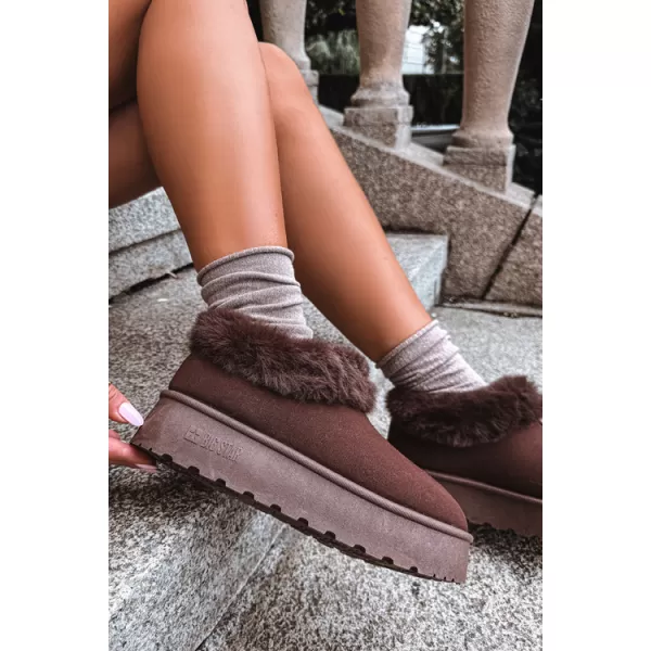  Női hóemberek BIG STAR SHOES UU274203 BARNA/BÉZS ÁRNYÉKOK 